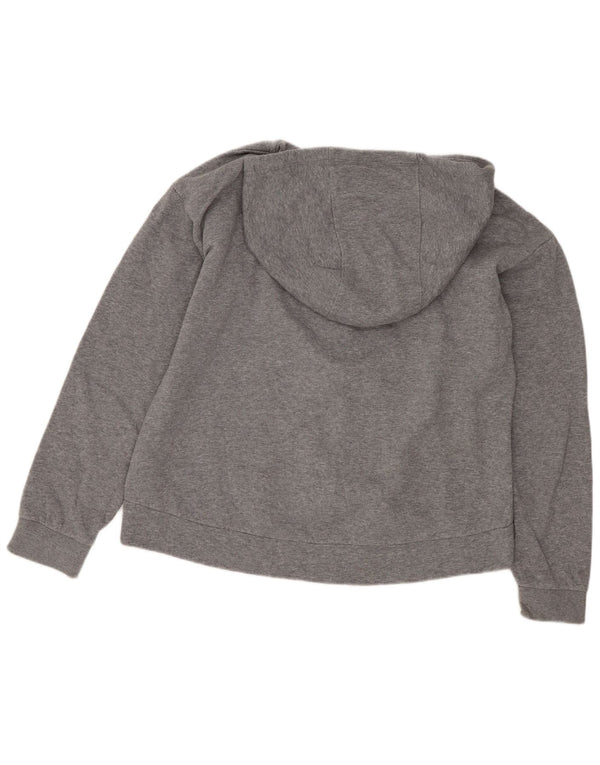 Πουλόβερ Nike Girls Standard Fit Zip Hoodie 13-14 ετών XL Γκρι βαμβακερό