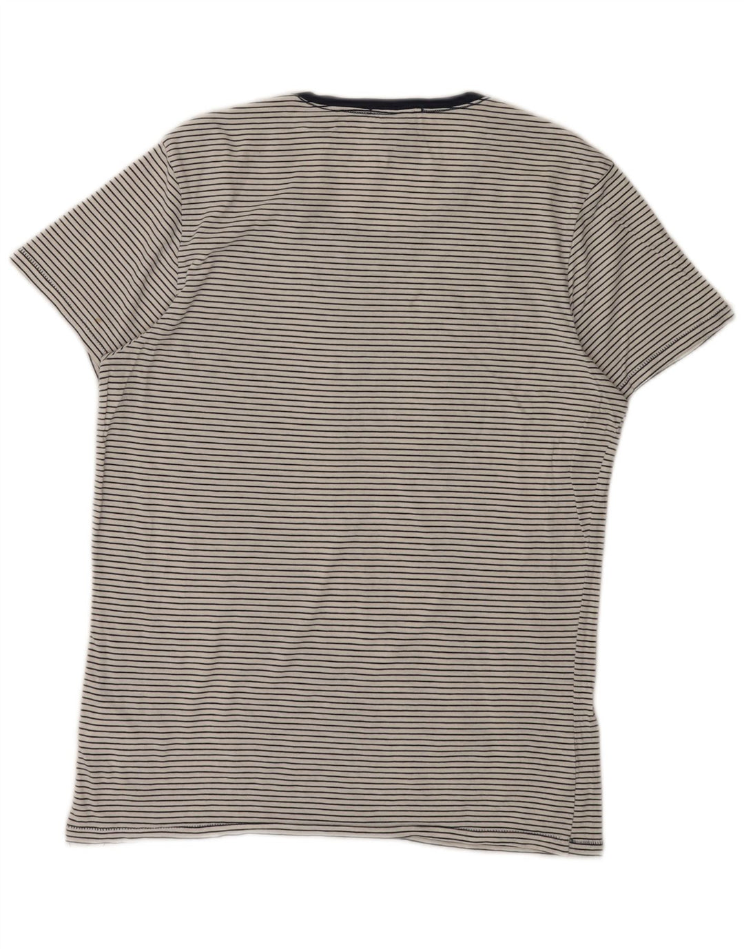 Ανδρικό T-Shirt SCOTCH & SODA Top Βαμβακερό μεσαίο λευκό με ρίγες