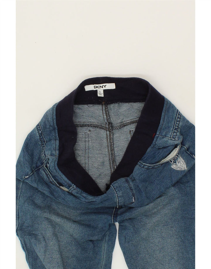 DKNY Womens Straight Jeans Large W32 L23 Blue Cotton Vintage Dkny and Second-Hand Dkny from Messina Hembry 