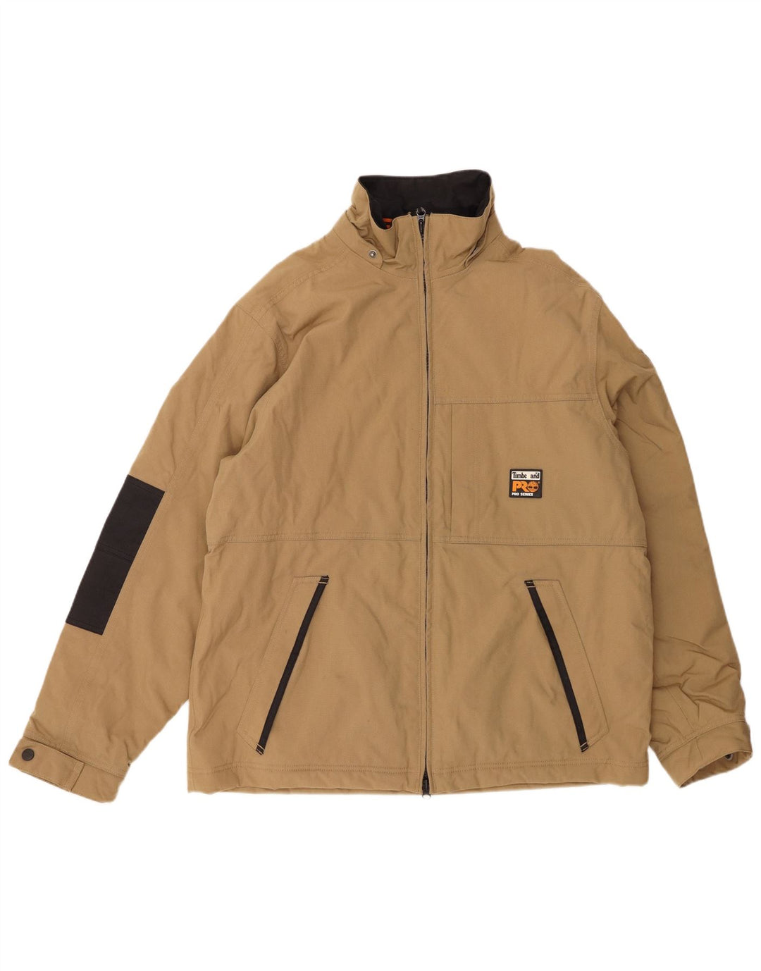 Ανδρικό μπουφάν Timberland UK 40 Large Beige Colourblock Polyamide