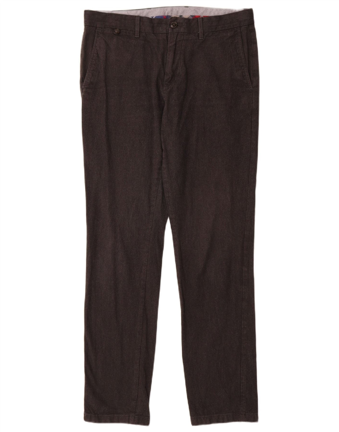 TOMMY HILFIGER Ανδρικό λεπτό παντελόνι Chino W32 L32 Γκρι βαμβακερό