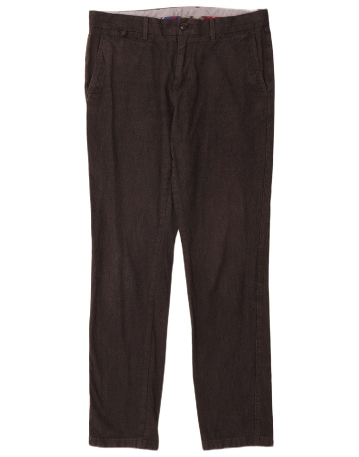 TOMMY HILFIGER Ανδρικό λεπτό παντελόνι Chino W32 L32 Γκρι βαμβακερό