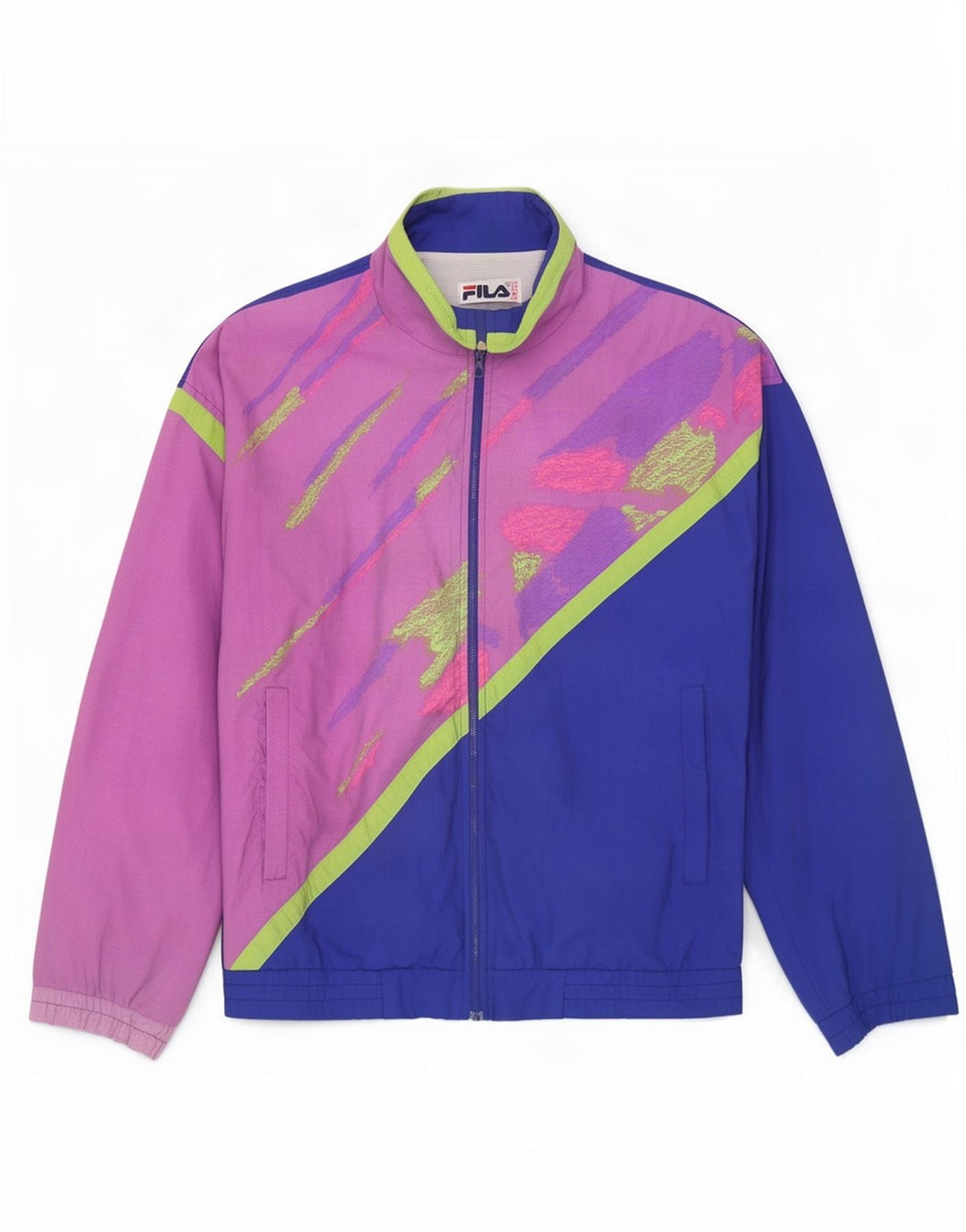 Ανδρική φόρμα Fila Top Jacket IT 48 Medium πολύχρωμο Colourblock Nylon