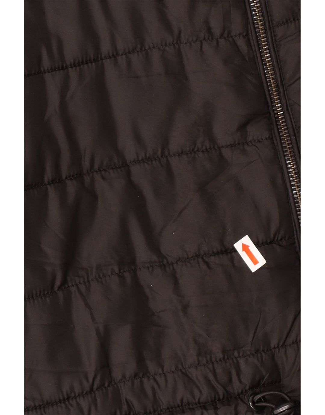 Γυναικείο μπουφάν ZARA με κουκούλα με επένδυση UK 10 Small Black Polyester