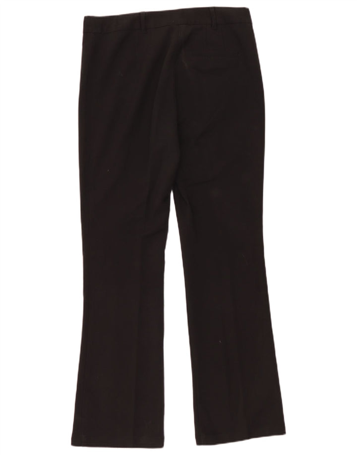 Marks & Spencer Γυναικεία Bootcut Casual Παντελόνι UK 12 Medium W32 L30 Black