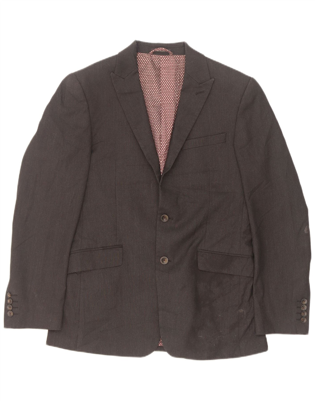 Marks & Spencer Ανδρικό μπουφάν σακάκι με 2 κουμπιά EU 48 Medium Grey Polyester