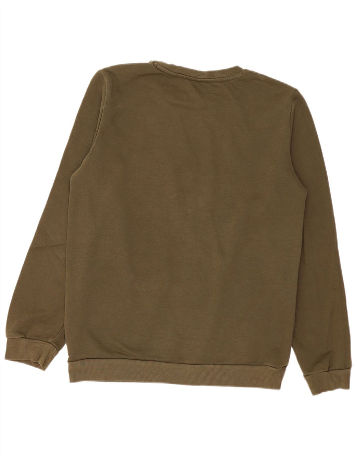 Puma Boys Graphic Φούτερ Jumper 15-16 ετών Χακί βαμβακερό