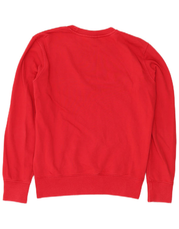 Champion Γυναικείο Γραφικό Φούτερ Jumper UK 6 XS Red Cotton