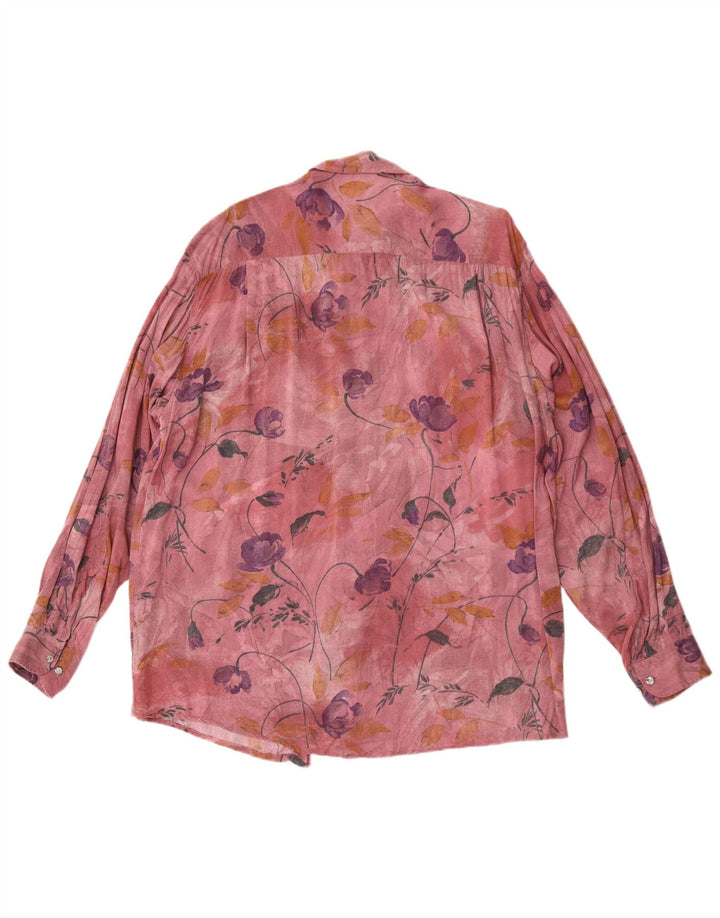 Ανδρικό πουκάμισο Casa Moda XL Μπορντό Floral