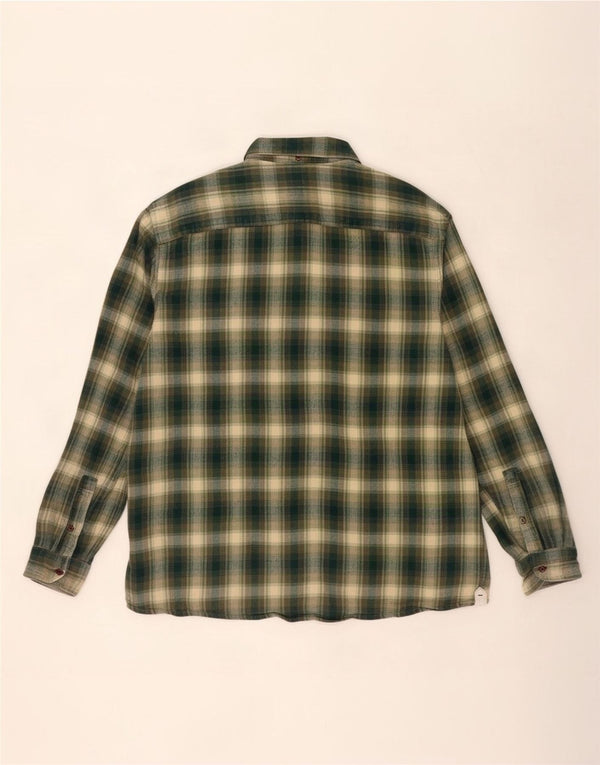 White Stuff Ανδρικό πουκάμισο Classic Fit Flannel 2XL Πράσινο βαμβακερό καρό