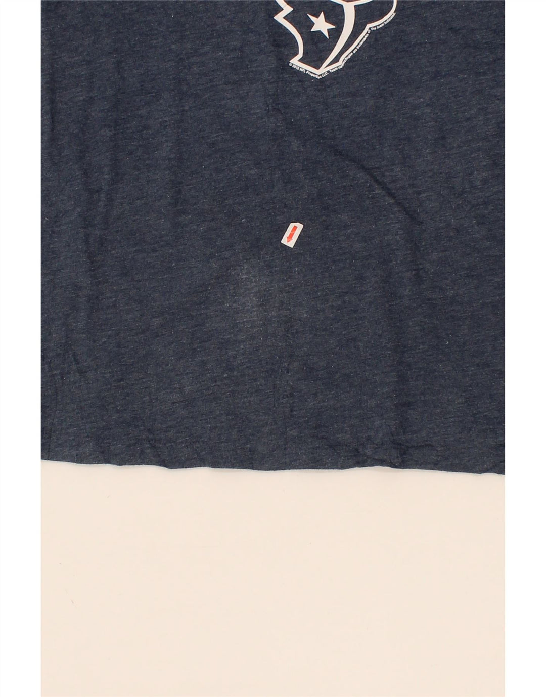 NFL Womens Houston Texans Graphic T-Shirt Top UK 16 Large Navy Blue Cotton Vintage NFL and Second-Hand NFL from Messina Hembry 