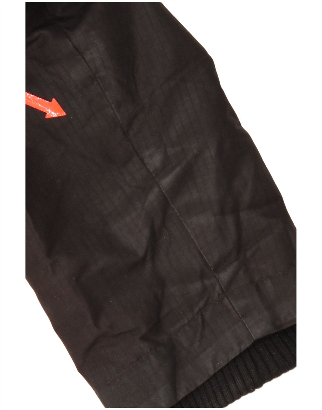 Superdry γυναικείο μπουφάν με κουκούλα αντιανεμικό UK 14 μεγάλο μαύρο πολυεστέρα