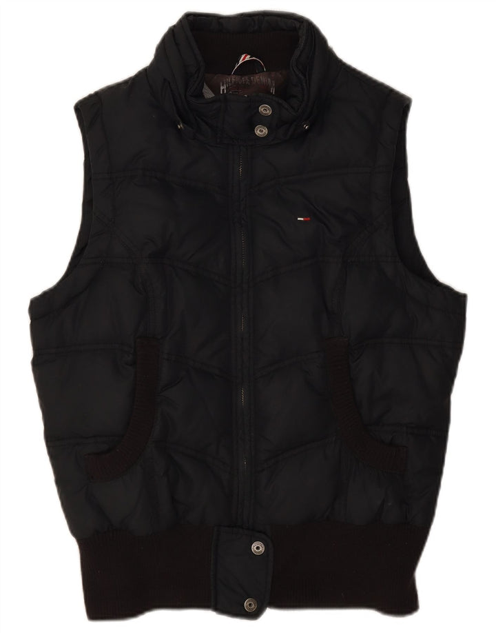 Tommy Hilfiger Γυναικεία επένδυση Gilet UK 14 Large Μαύρος Πολυεστέρας