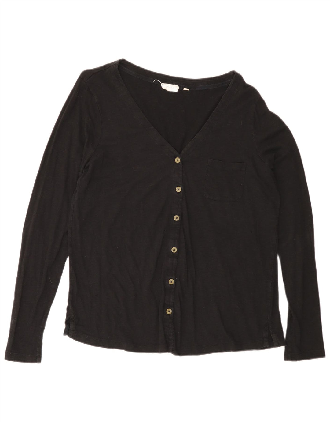 FAT FACE Γυναικείο πουκάμισο Μπλούζα UK 16 Large Μαύρο