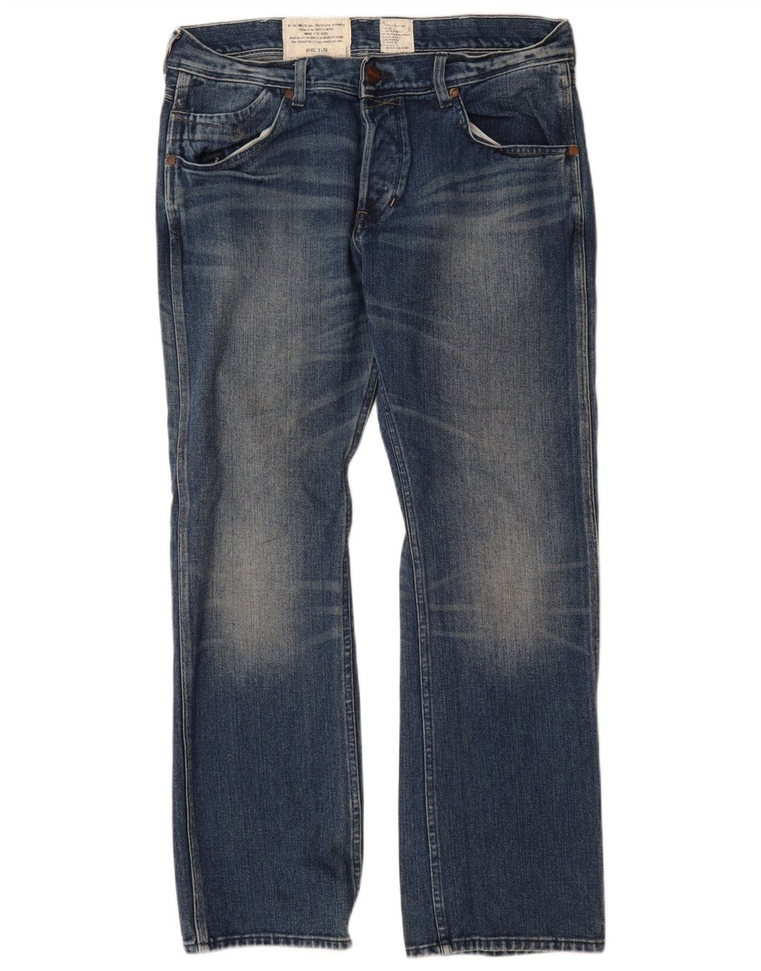 Ανδρικό τζιν Wrangler Ace Straight W34 L32 Μπλε βαμβακερό