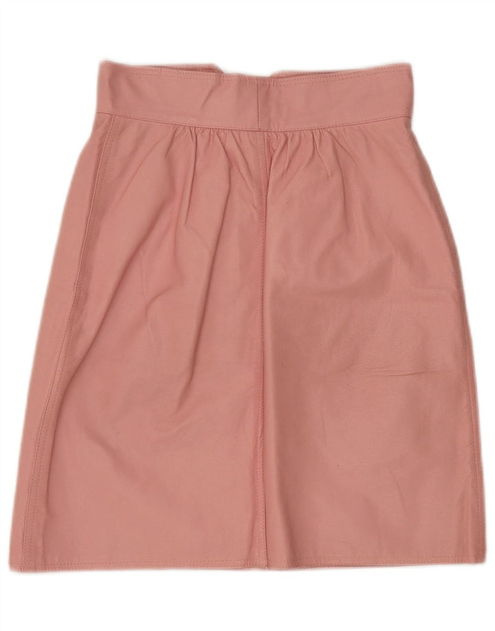 Vetta Γυναικεία Δερμάτινη Φούστα IT 42 Medium W26 Pink