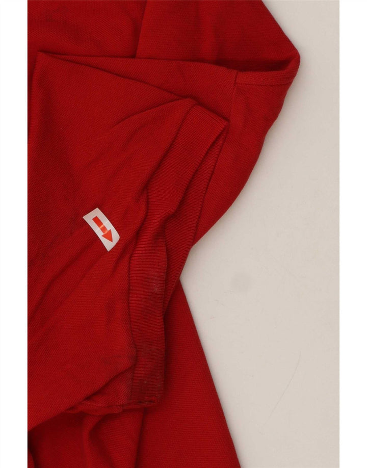 Trussardi Jeans Ανδρικό Πόλο Μπλουζάκι XL Κόκκινο