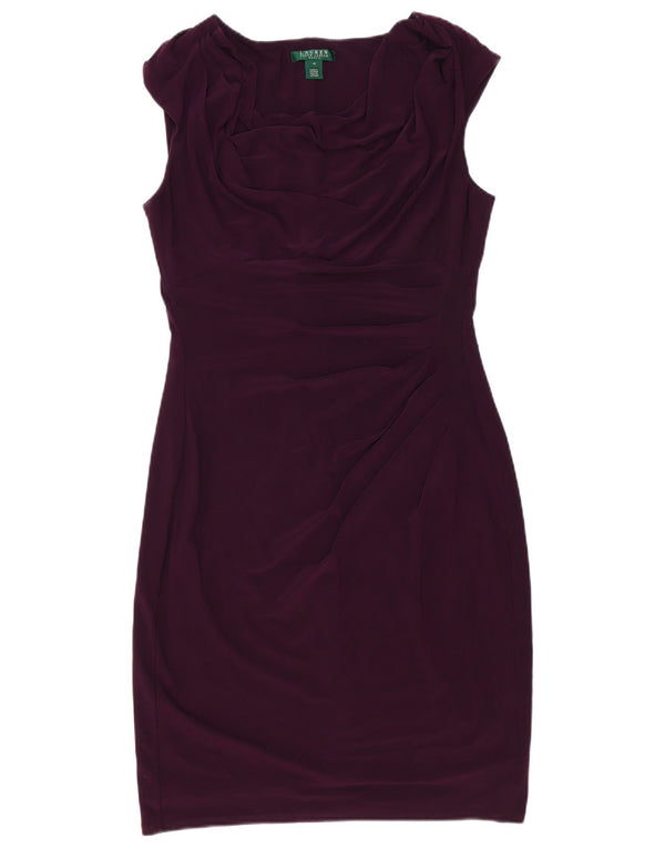 Γυναικείο φόρεμα Ralph Lauren Bodycon US 14 XL Purple Polyester