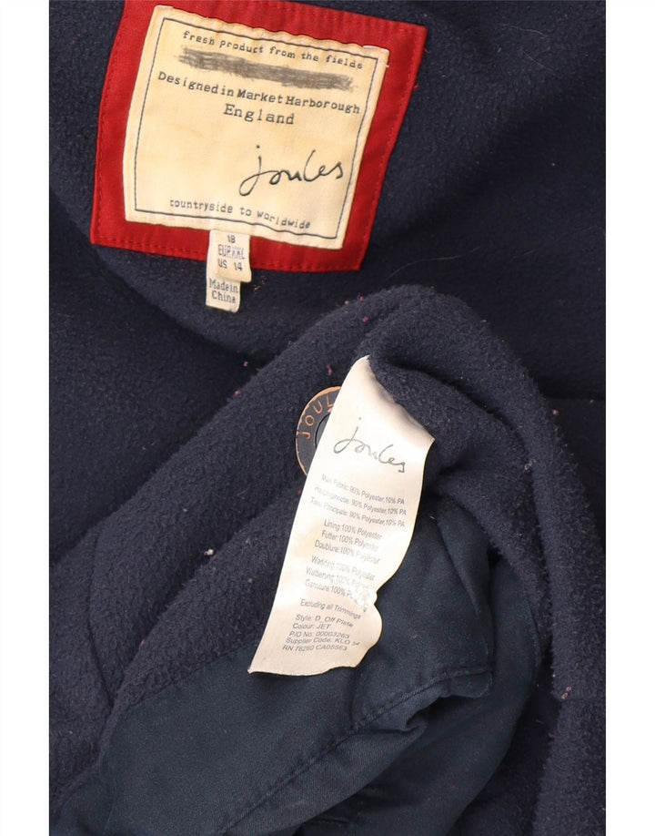 Joules Γυναικεία padded Gilet UK 18 XL Navy Blue Polyester