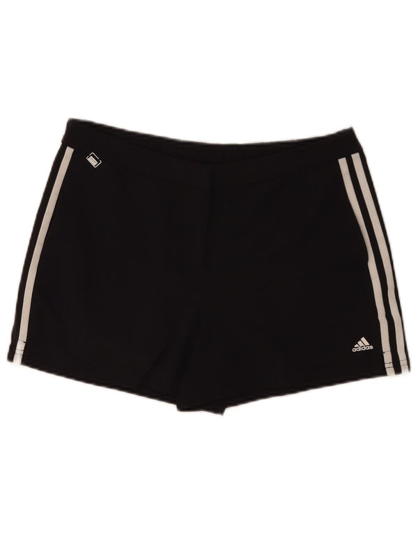 Adidas Γυναικείο Climalite Casual σορτς UK 14 μεγάλο W32 μαύρο νάιλον