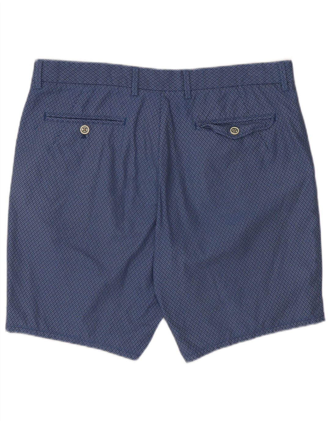 Massimo Dutti Ανδρικό σορτς Chino EU 44 Large W34 Navy Blue Spotted