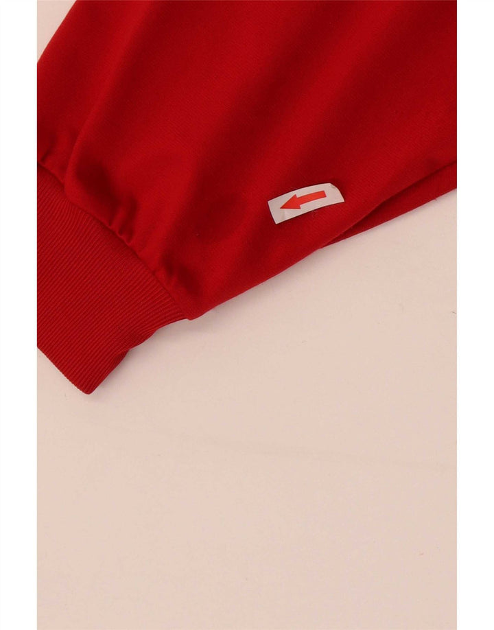 Ανδρική αθλητική φόρμα Adidas Top Jacket UK 40/42 Μεσαίου κόκκινου χρώματος πολυεστέρας