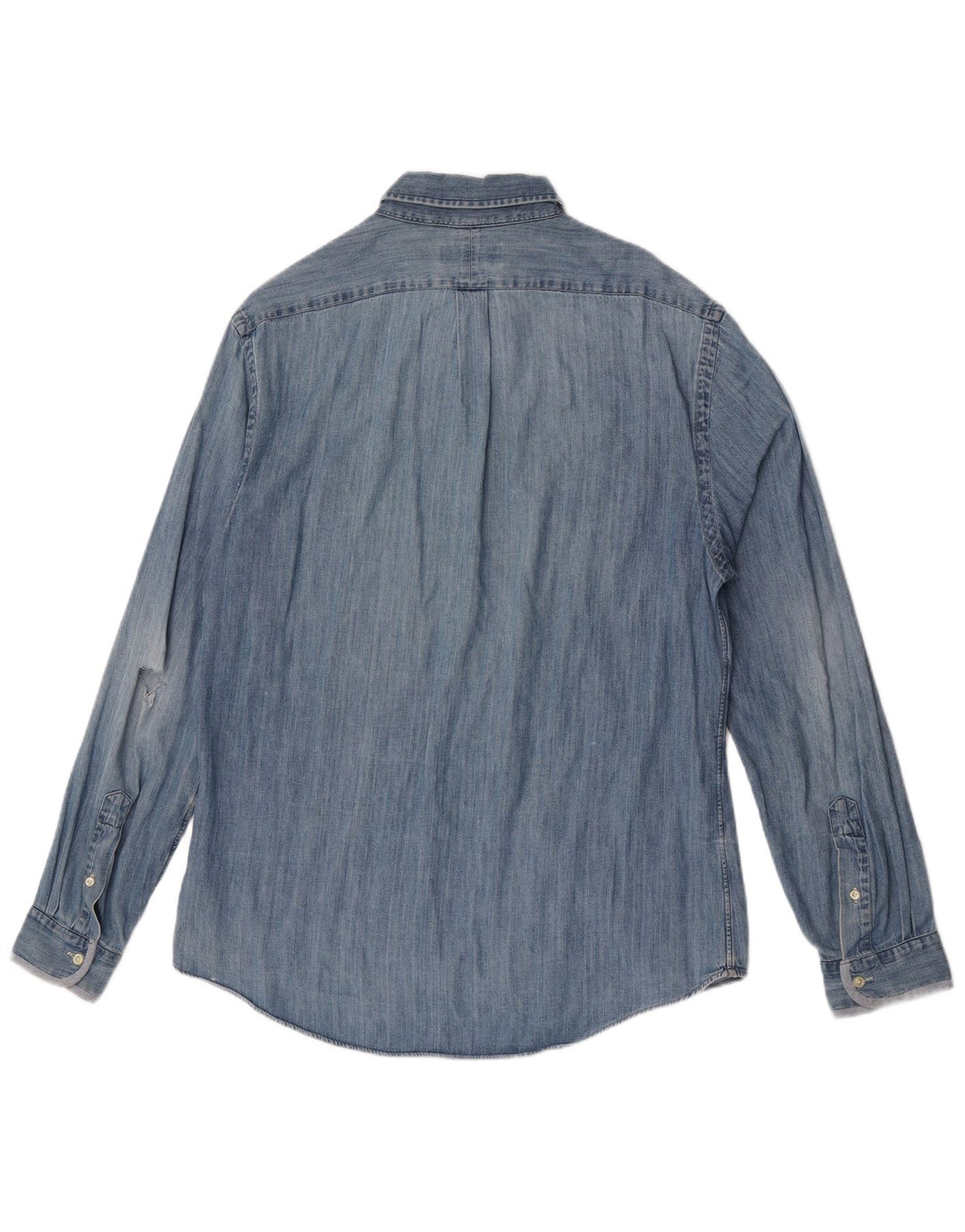 Ανδρικό τζιν πουκάμισο Ralph Lauren με λεπτή εφαρμογή XL μπλε βαμβακερό