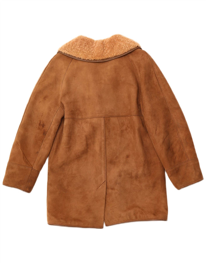 HEA TONA Γυναικείο Παλτό Shearling UK 14 Μεσαίο Καφέ Ακρυλικό