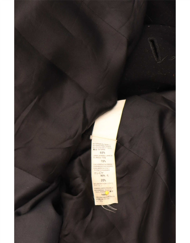 Zara Γυναικείο Παλτό EU 40 Μεσαίο Μαύρο Μαλλί
