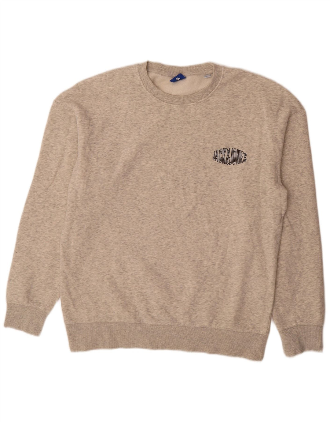 Ανδρικό φούτερ Jack & Jones, βαμβακερό, μεγάλο γκρι