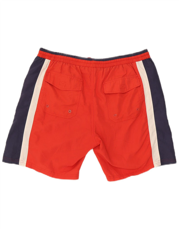 Ανδρικό σορτς κολύμβησης Reebok XL Red Colourblock
