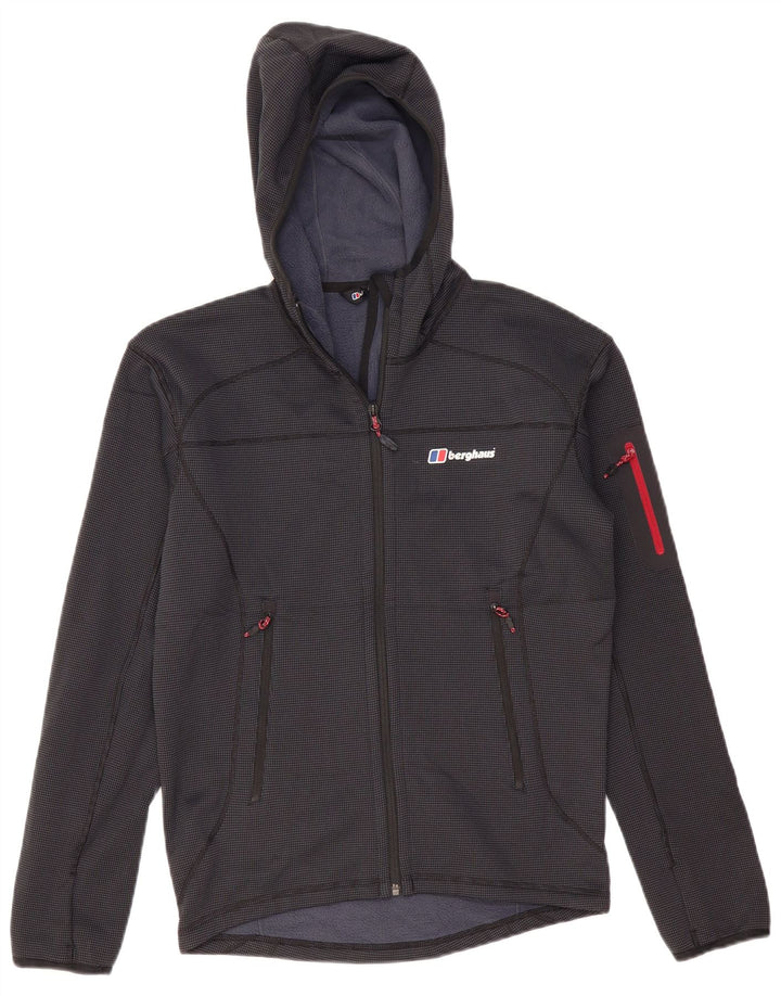 Ανδρικό πουλόβερ με κουκούλα με φερμουάρ BERGHAUS Small Navy Blue Polyester