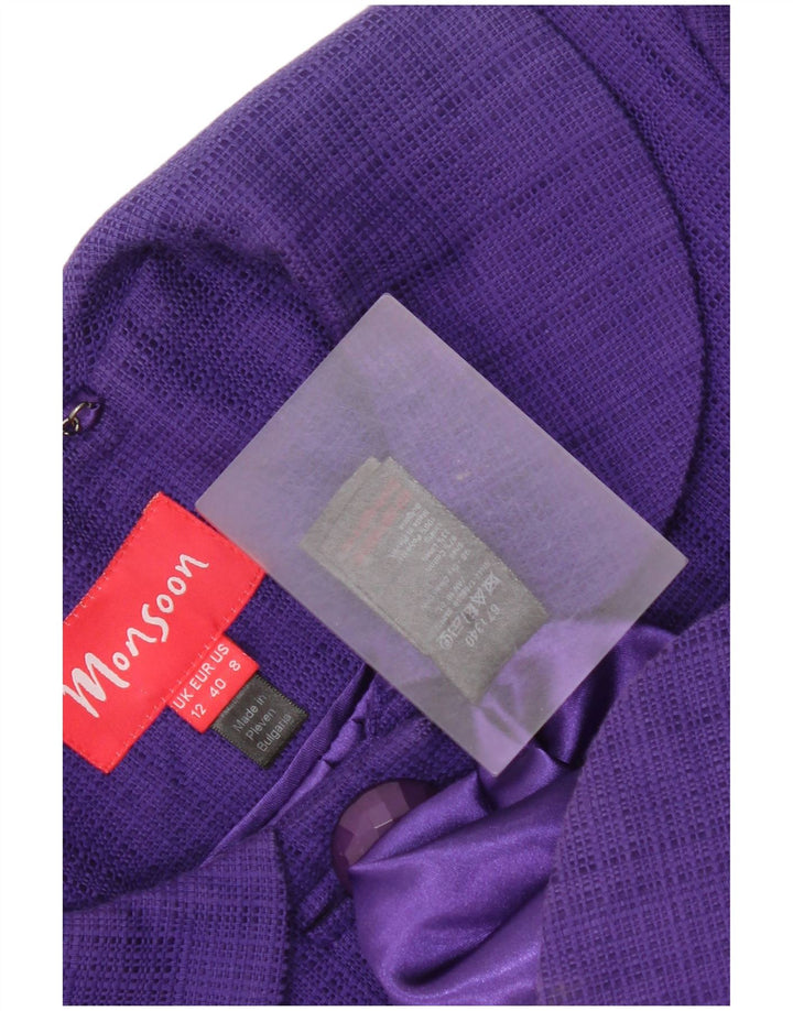 Γυναικείο Πανωφόρι Monsoon UK 12 Βαμβακερό μεσαίο μωβ