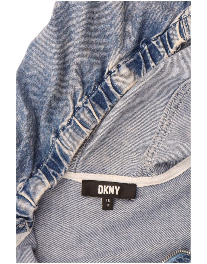 DKNY Boys Graphic Pullover Τζιν μπουφάν 15-16 ετών Μεσαίο μπλε βαμβακερό