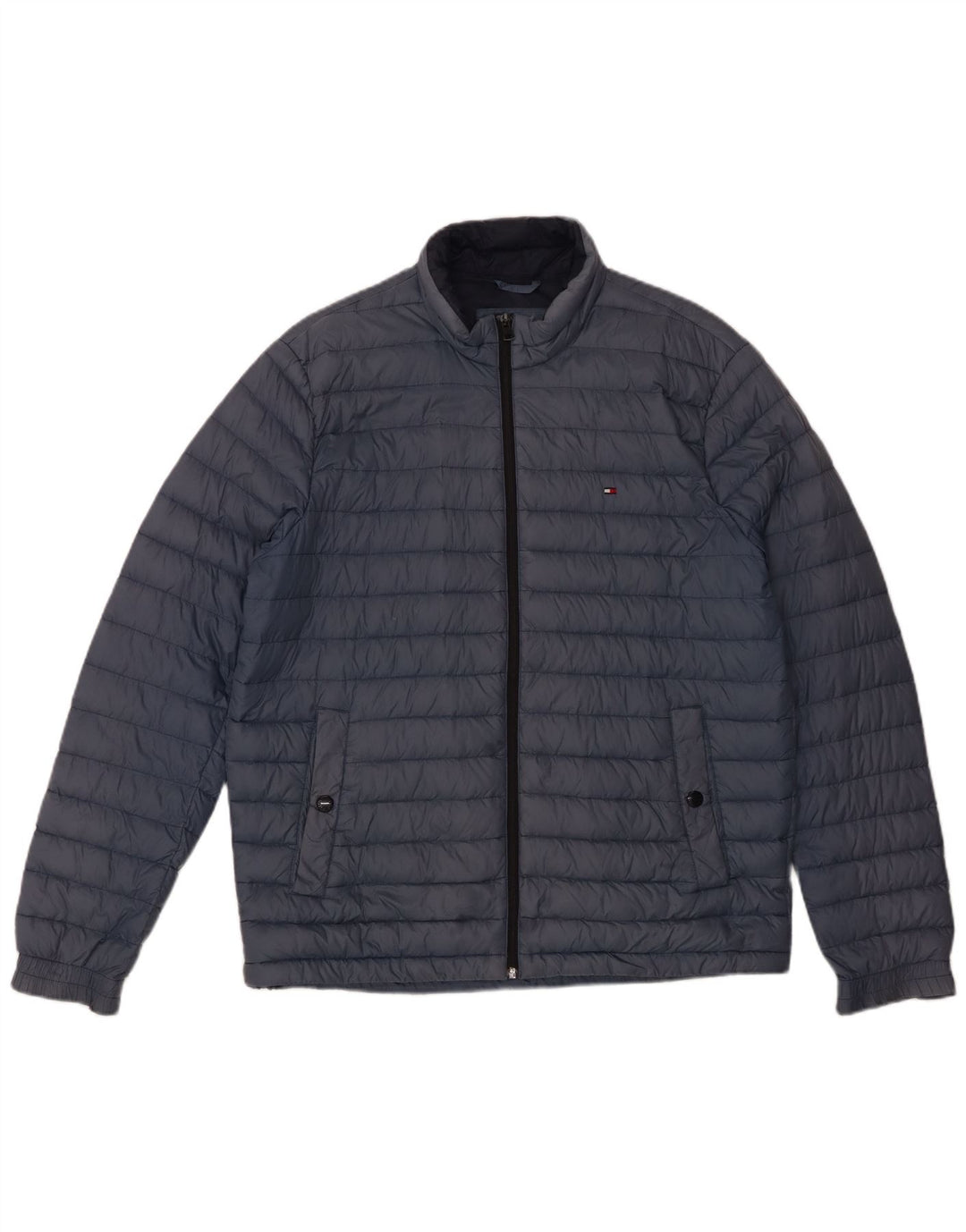 Tommy Hilfiger Ανδρικό μπουφάν UK 40 Large Navy Blue Polyamide