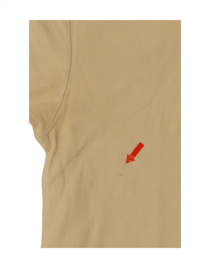 FILA Mens Polo Shirt Medium Beige Vintage Fila and Second-Hand Fila from Messina Hembry 