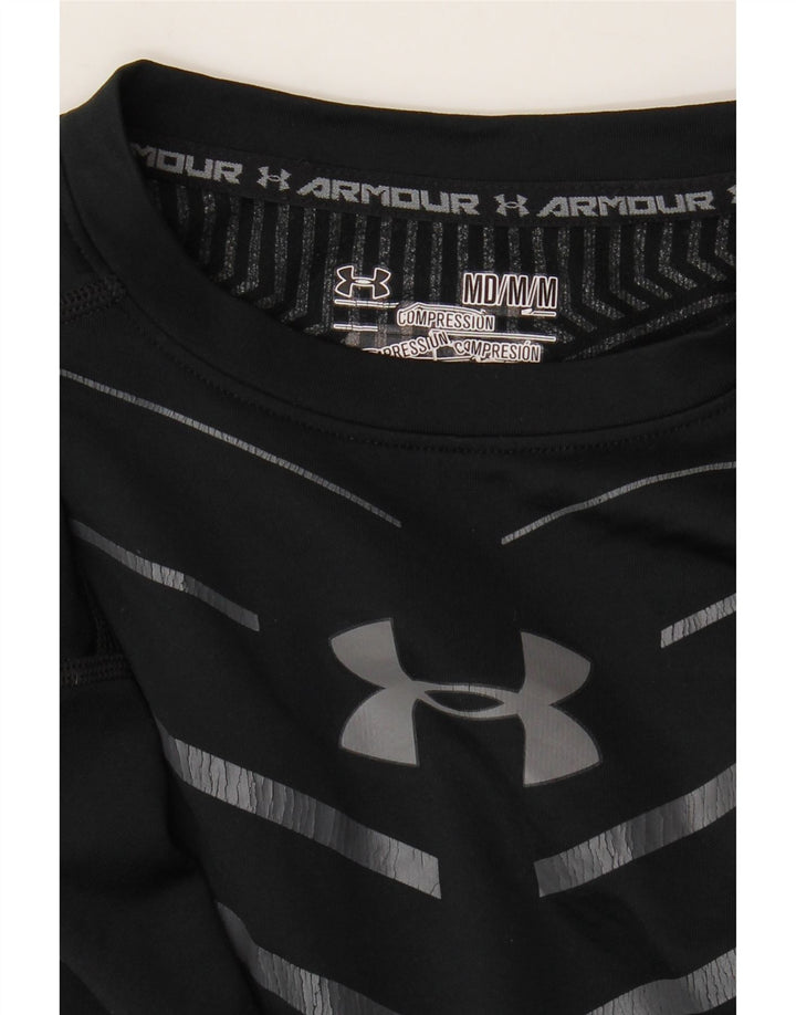 Under Armour Ανδρικό μακρυμάνικο μεσαίο μαύρο ριγέ