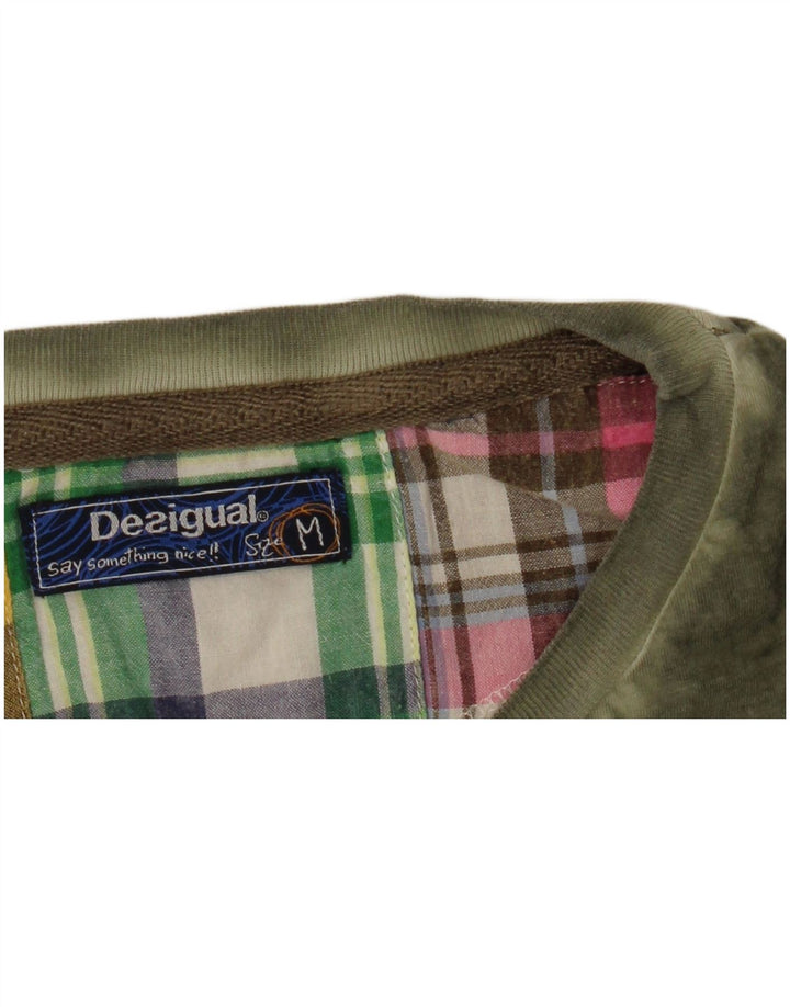 Ανδρικό γραφικό T-Shirt Desigual Top Medium Khaki