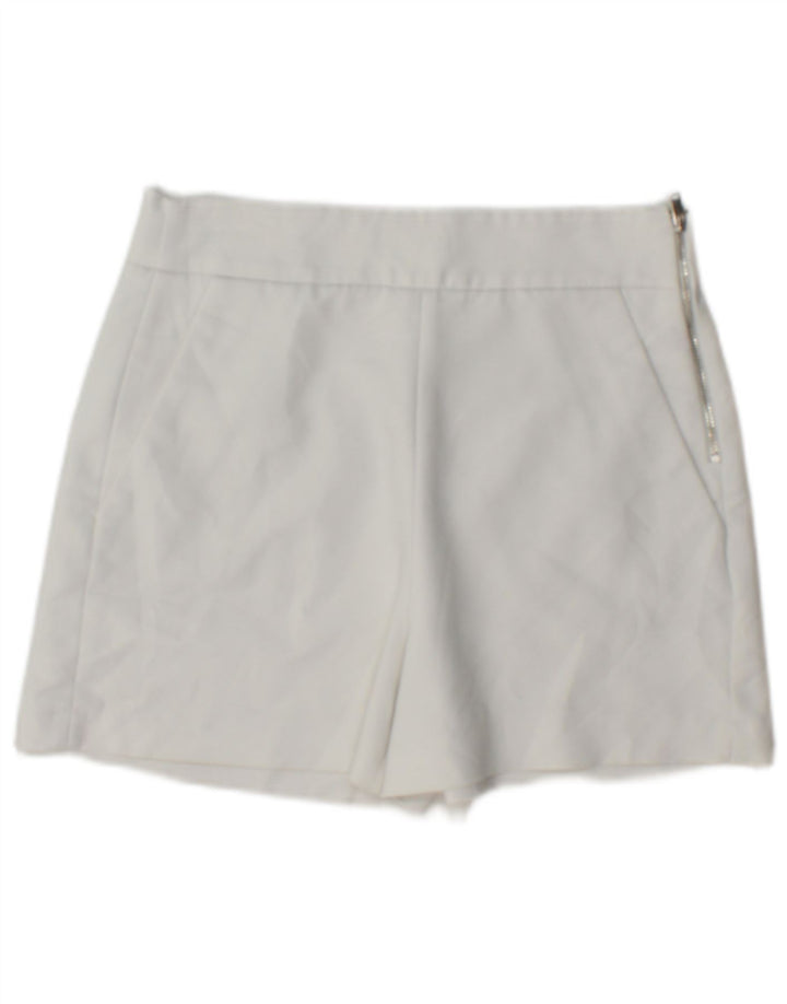 Zara Γυναικείο Σορτς Chino XS W24 Λευκός Πολυεστέρας