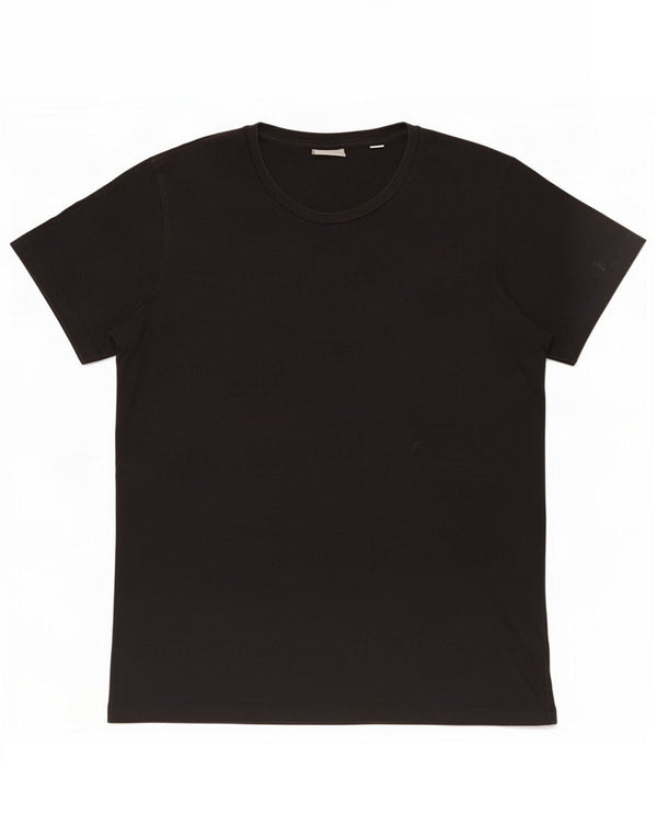 Jack & Jones Ανδρικό γραφικό T-Shirt Top Μικρό μαύρο βαμβακερό
