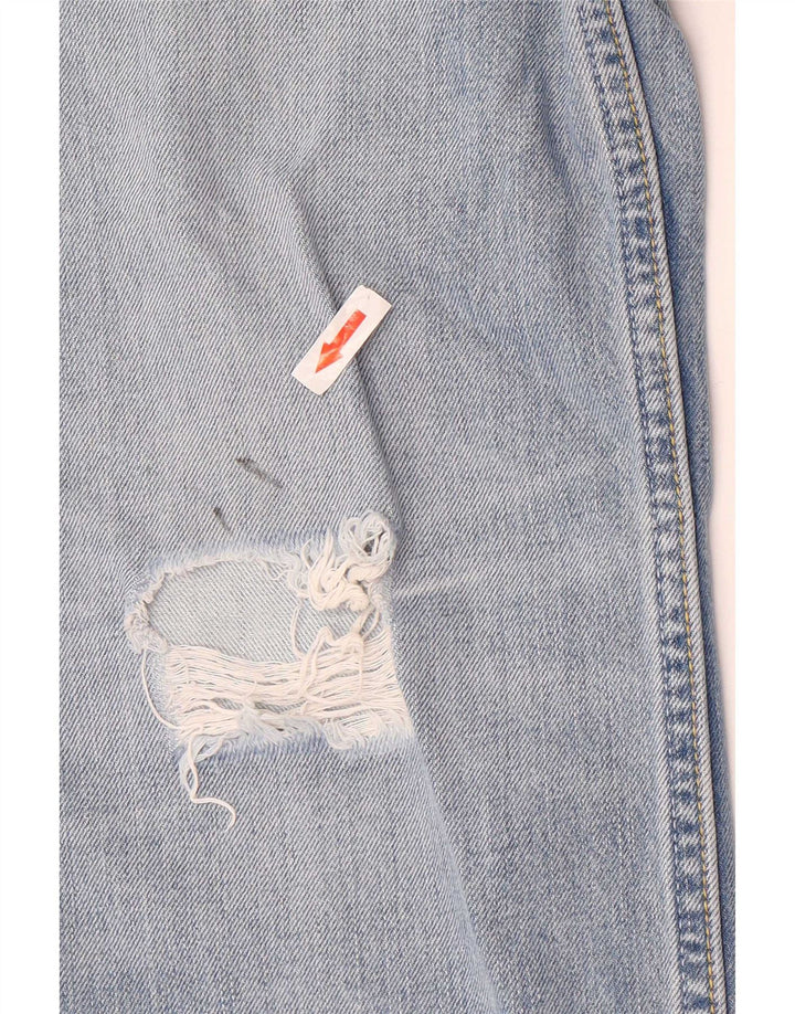 Levi's Mens 511 Distressed Slim Jeans W38 L34 Μπλε βαμβακερό