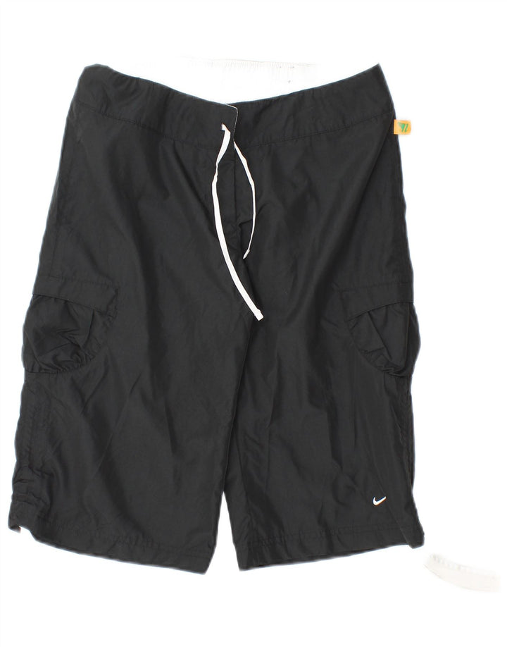 Γυναικείο σορτς κολύμβησης Nike US 0/2 XS Μαύρο πολυεστέρα