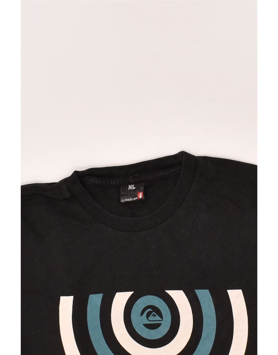 QUIKSILVER Womens Graphic T-Shirt Top UK 18 XL Black | Vintage Quiksilver | Thrift | Second-Hand Quiksilver | Used Clothing | Messina Hembry 