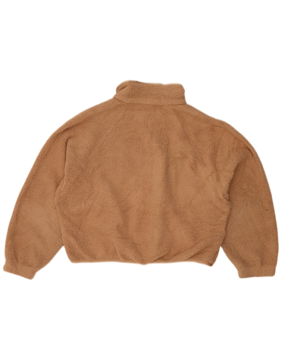 Γυναικείο μπουφάν Nike Crop Fleece UK 10 Small Beige Polyester
