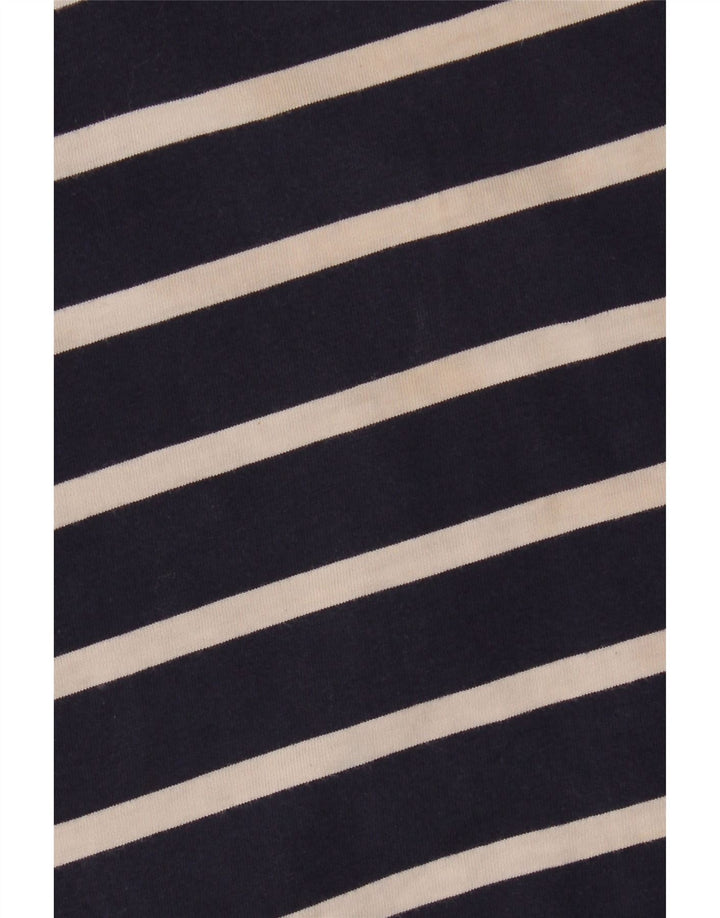 FAT FACE Γυναικείο τοπ μακρυμάνικο UK 18 XL Navy Blue ριγέ βαμβακερό