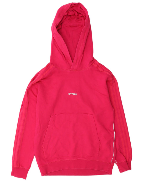 Adidas Ανδρικό Hoodie Jumper 2XS Ροζ βαμβακερό