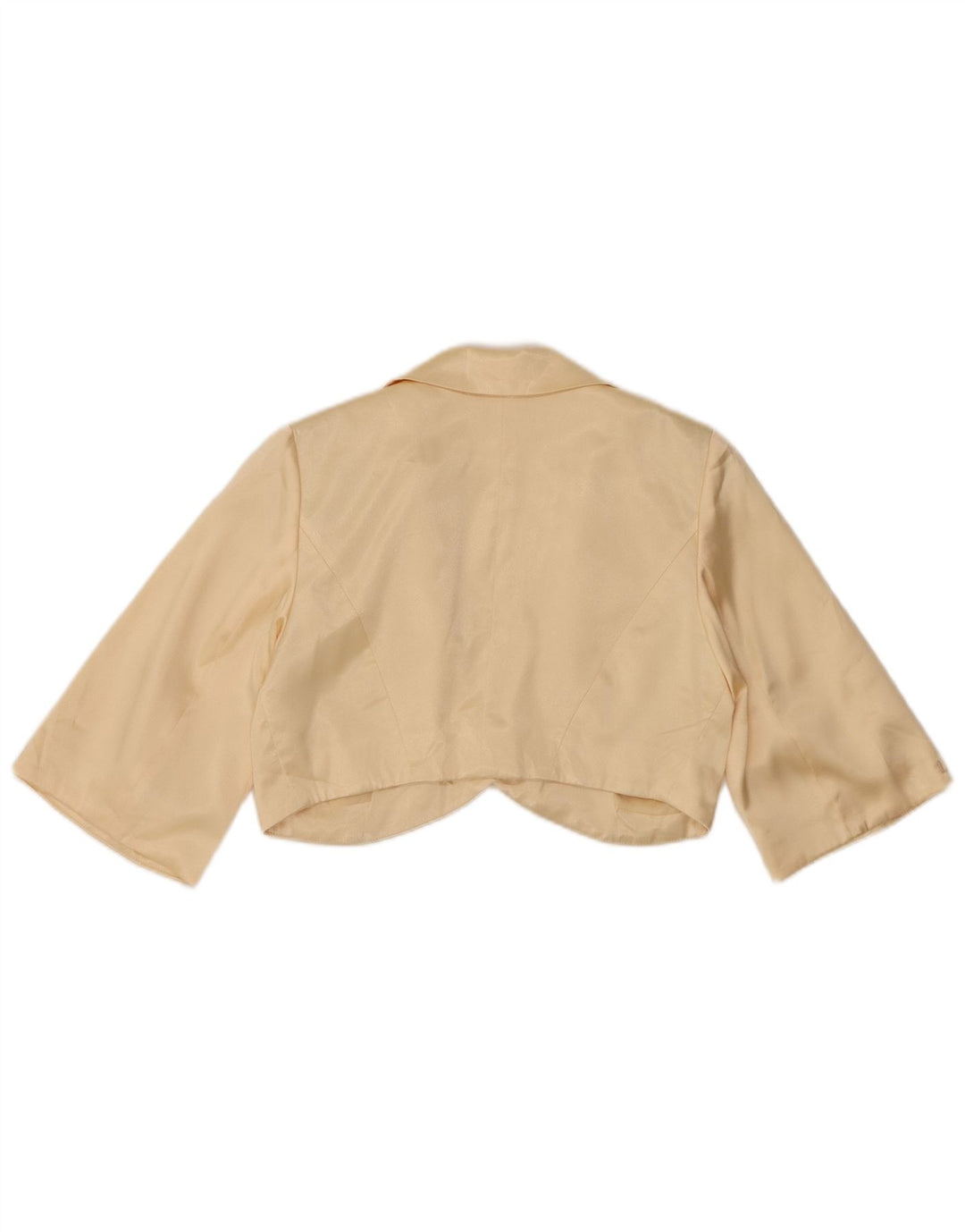 Vintage γυναικείο 1/2 μανίκι Bolero Top IT 42 Medium Off White