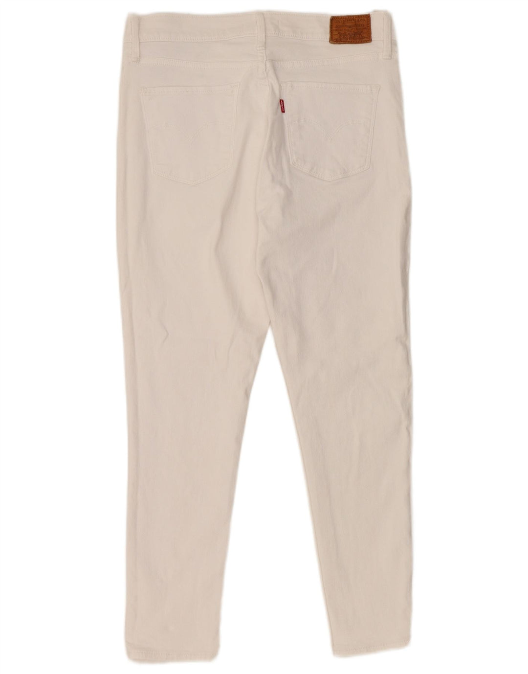 LEVI'S Womens 311 Shaping Skinny Jeans W29 L26 Λευκό βαμβακερό