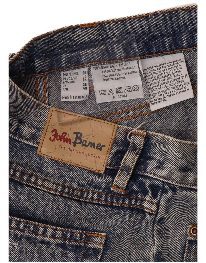 John Baner Ανδρικό τζιν σορτς W38 XL Μπλε βαμβακερό