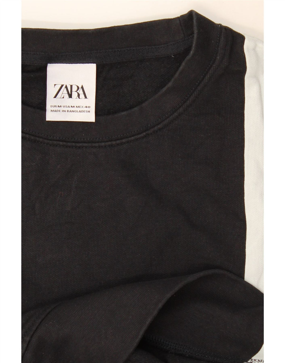 Ανδρικό φούτερ Zara Jumper Medium Black Colourblock